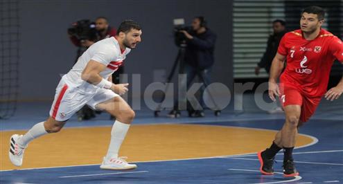  الزمالك يحسم الديربي ويستعيد قمة اليد بالفوز أمام الأهلي